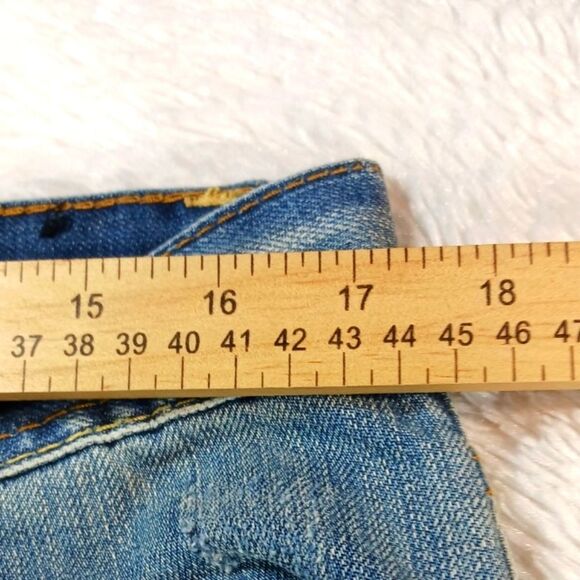 Chip+Pepper Bobby Bootcut 5 Pocket Distressed Denim Jeans Blue Men's 34/32.5.... - Picture 7 of 10